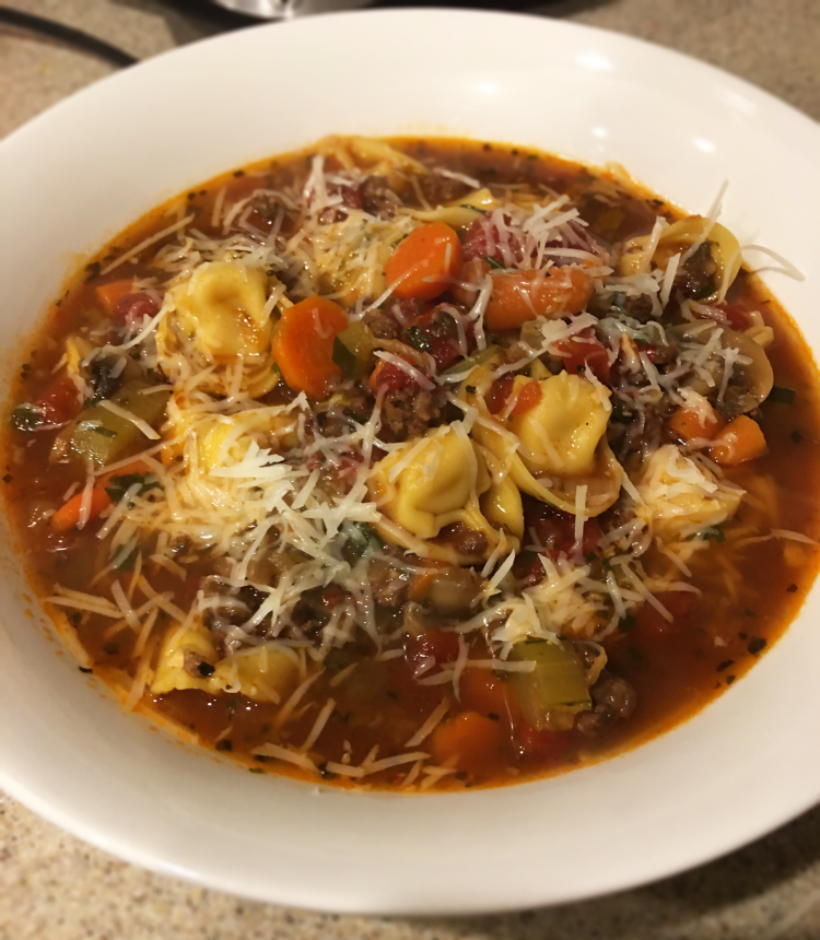 Italian Sausage Tortellini Soup