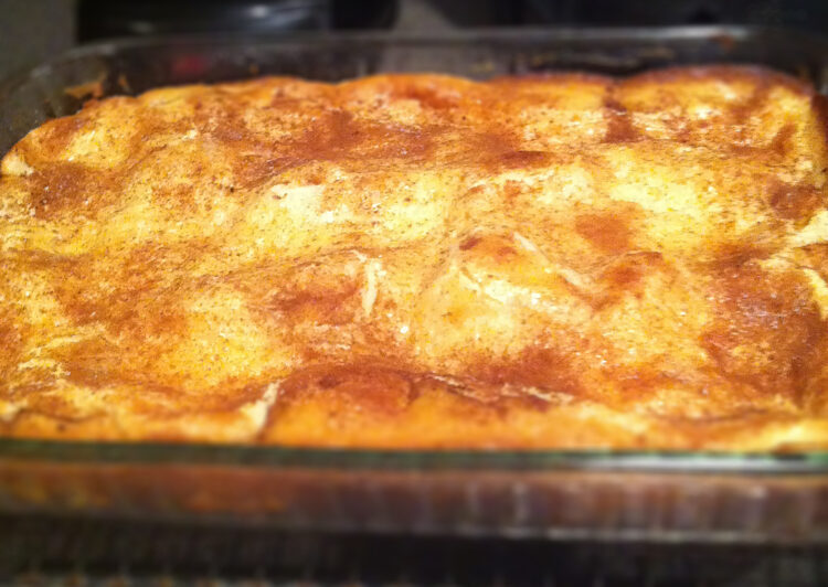 Peaches and Cream Cake