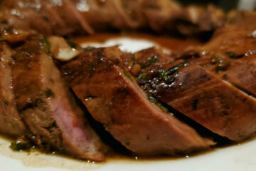 Roasted Pork Tenderloin with Pan Sauce