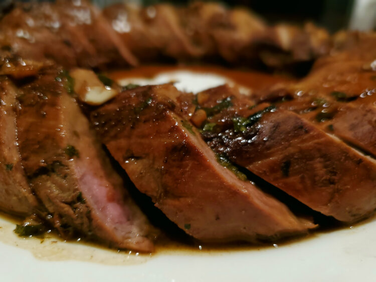 Roasted Pork Tenderloin with Pan Sauce