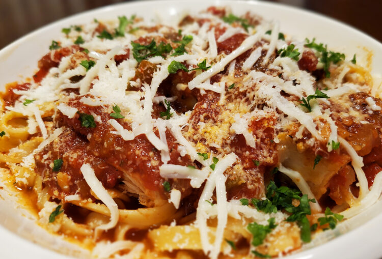 Slow Cooker Pork Chop Cacciatore