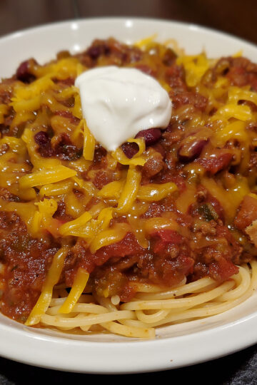 Chili-Spaghetti