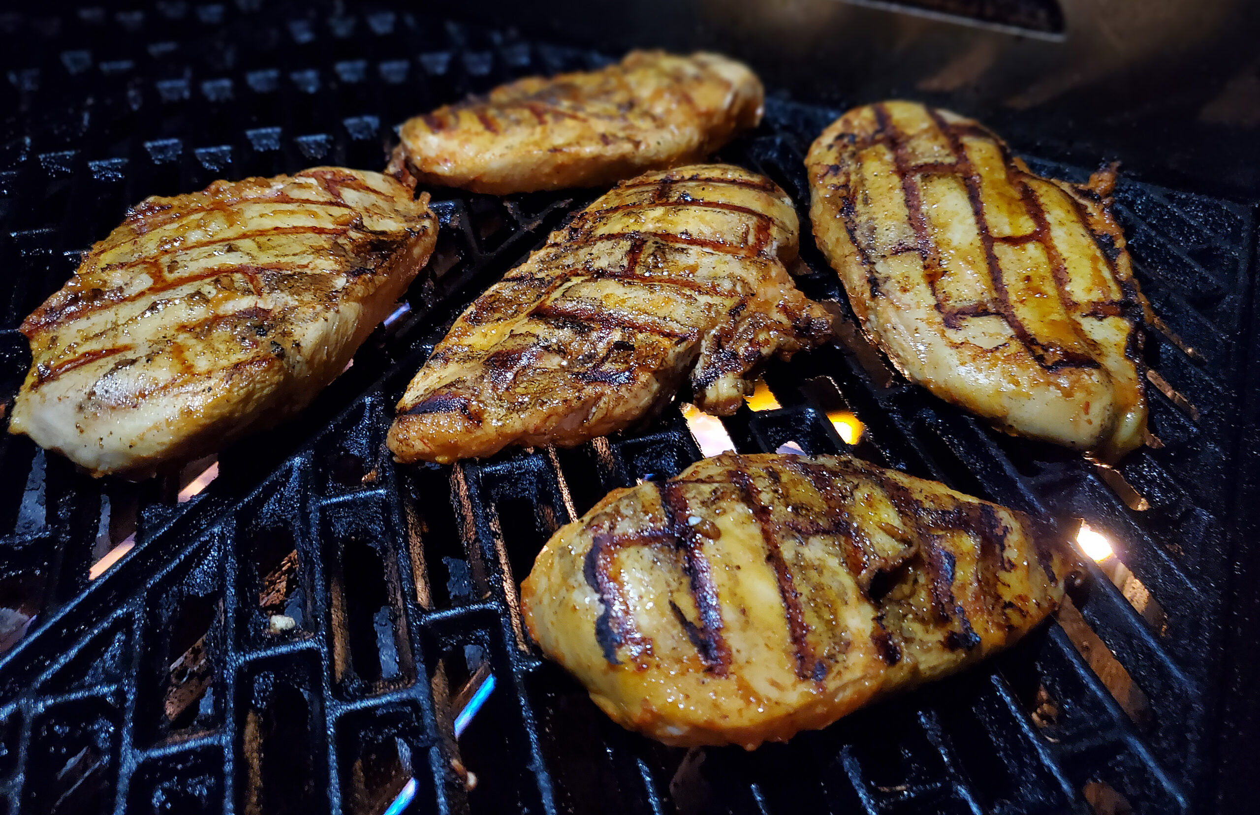 Marinated and Grilled Chipotle Chicken Grill