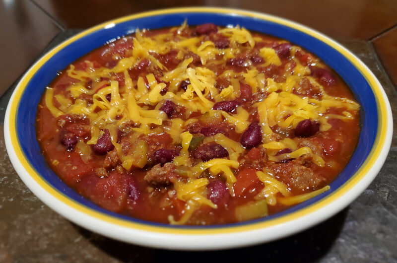 Slow Cooker Homestyle Chili with Italian Sausage