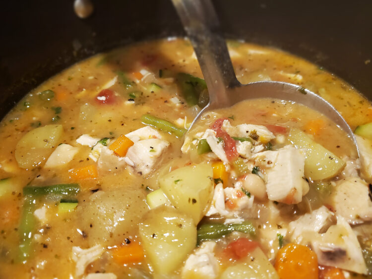 Stovetop Chicken Stew Pot